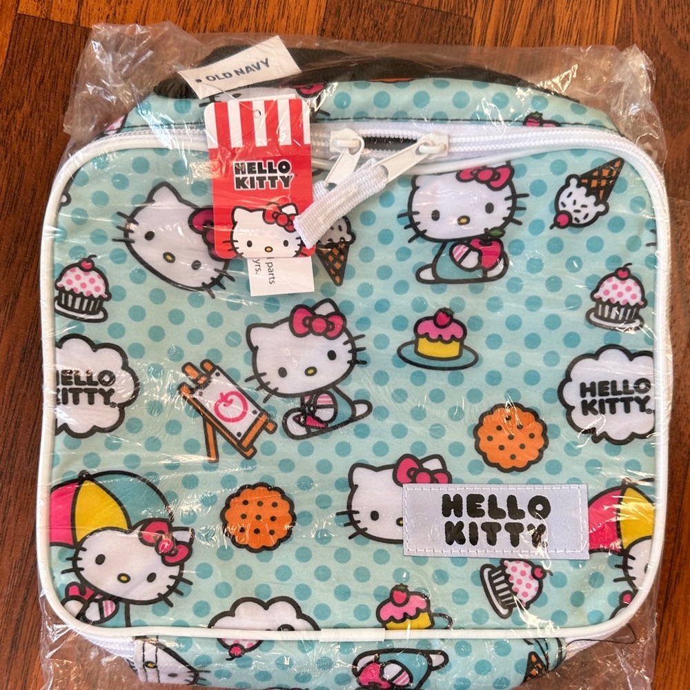 Hello Kitty Kids Bag - Aqua and White